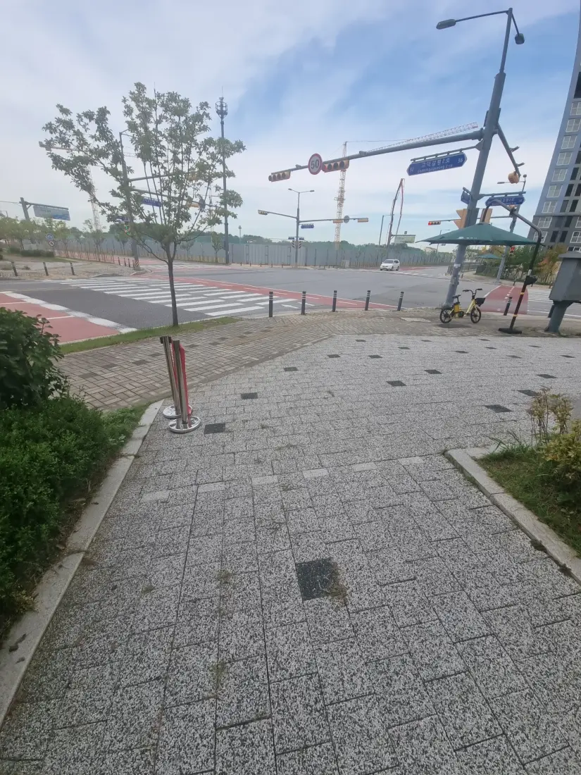 공사현장 안전 볼라드